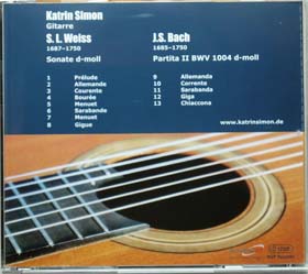Solo-CD 'Katrin Simon - Gitarre'